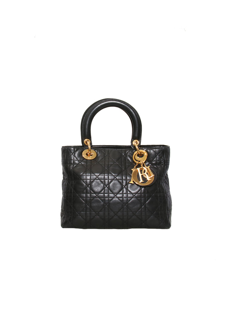 Christian Dior Pre-owned Cannage Lady Dior Handbag