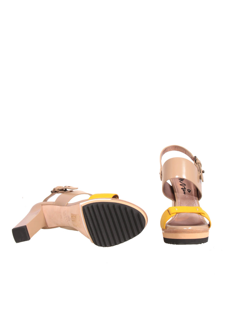 Lanvin Platform Leather Sandals 