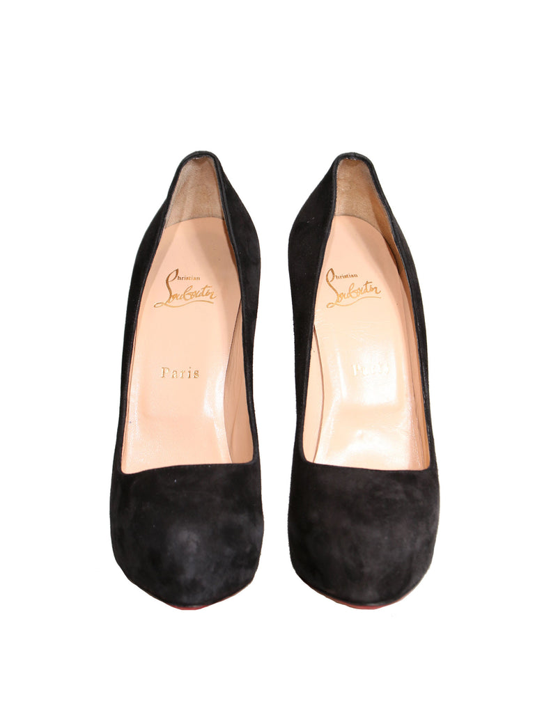 Christian Louboutin Miss Clichy 160 Suede Pumps 