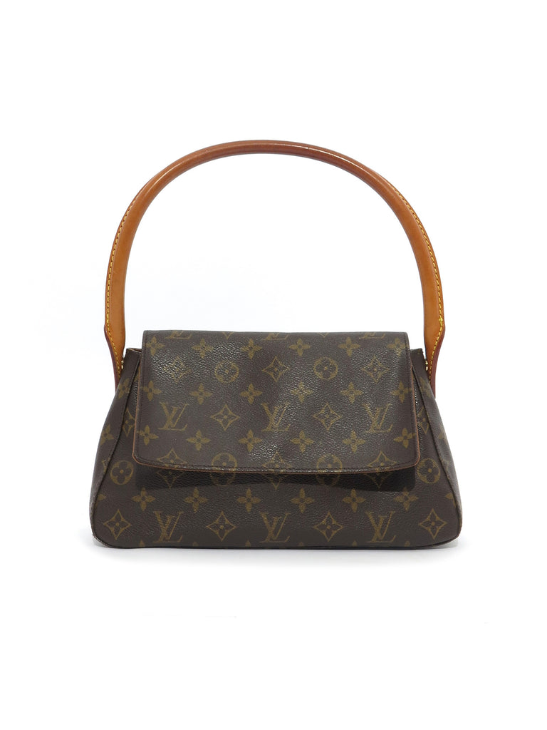 Shop for Louis Vuitton Monogram Canvas Leather Mini Looping Bag