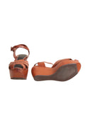 Marni Leather Wedge Sandals