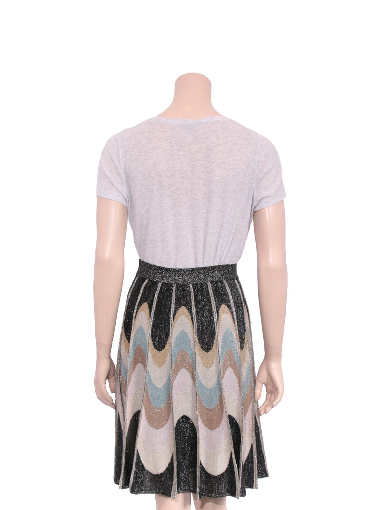 M Missoni Shimmer Knit Midi Skirt