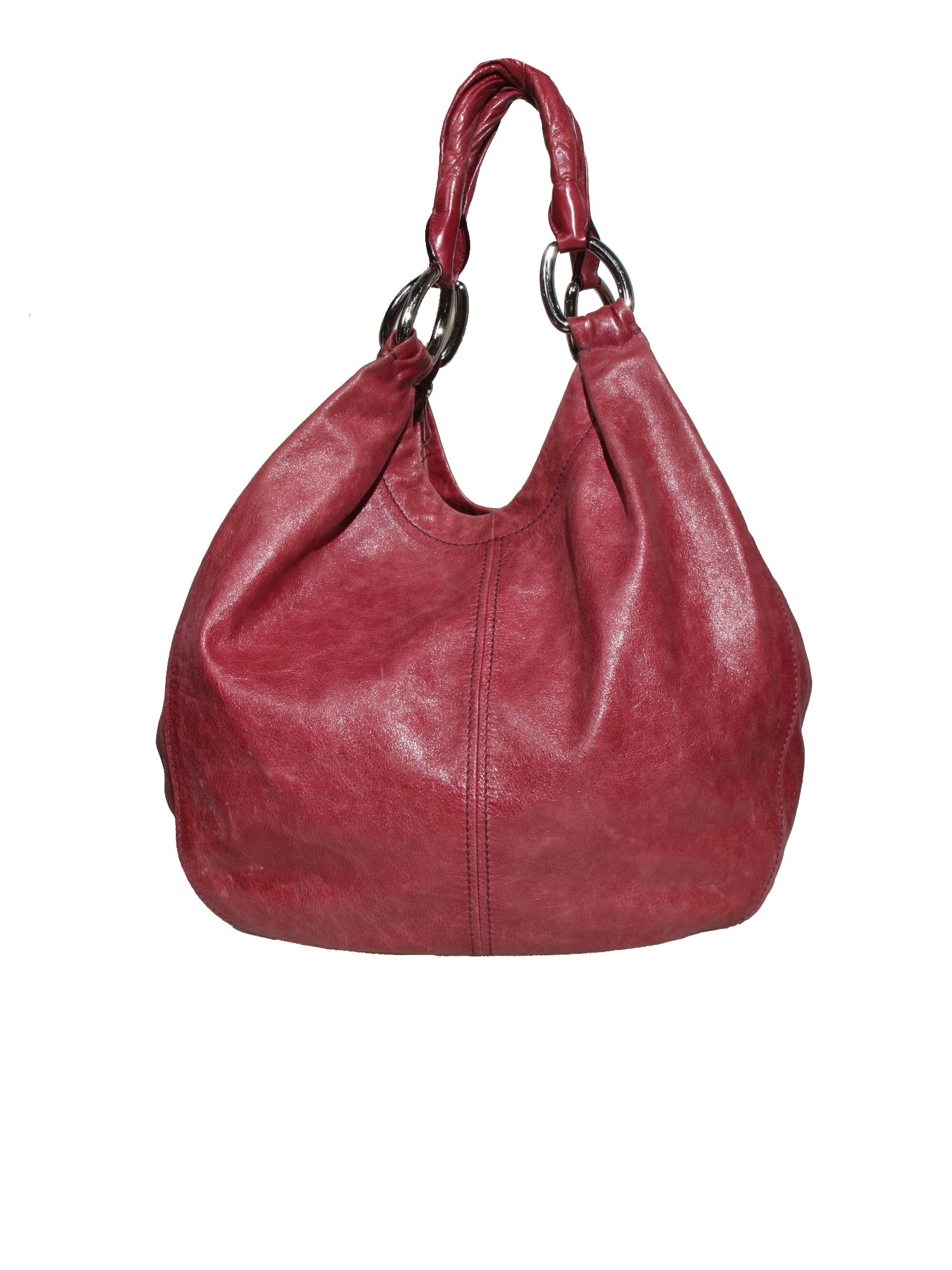 Pre-owned Miu Miu Leather Hobo Shoulder Bag – Sabrina's Closet