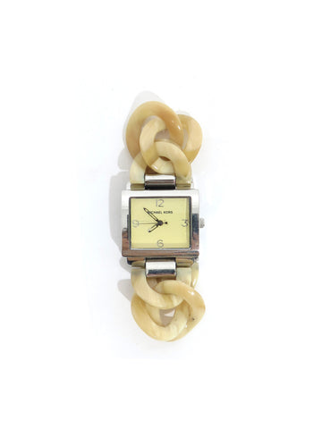 Michael Kors Horn Acrylic-Link Bracelet Watch