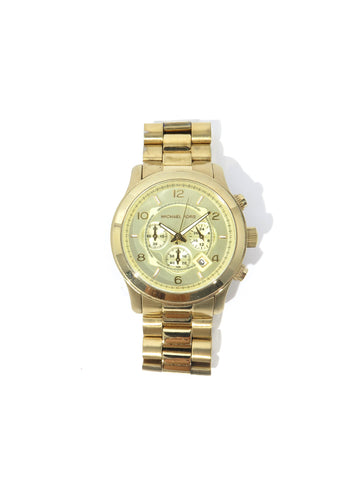 MICHAEL Michael Kors Runway Oversize Gold-Tone Watch