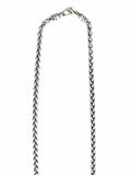 David Yurman Albion Pendant with Hematine and Diamonds and Wheat Chain Necklace