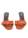 Prada Leather Slide Sandals 