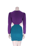 Naven Silk Cut-Out Dress