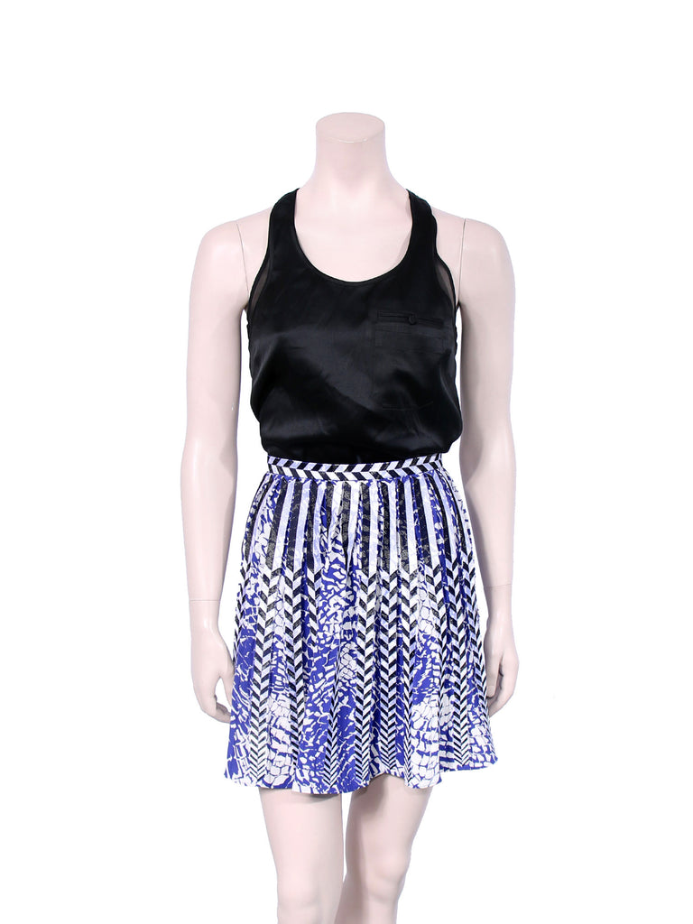 Parker Printed Pleated Skirt