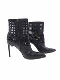 Reed Krakoff Cage Leather Pointed Booties