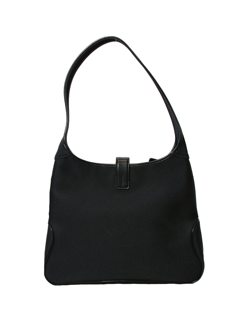 Salvatore Ferragamo Leather-Trimmed Shoulder Bag
