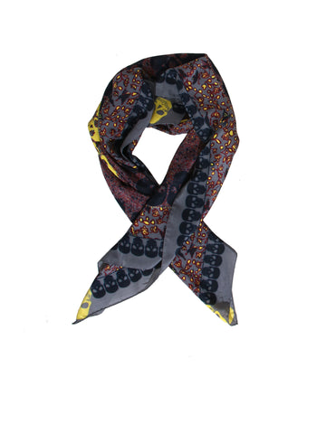 Zadig & Voltaire Skull Printed Scarf