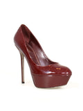 Sergio Rossi Patent Leather Platform Pumps 