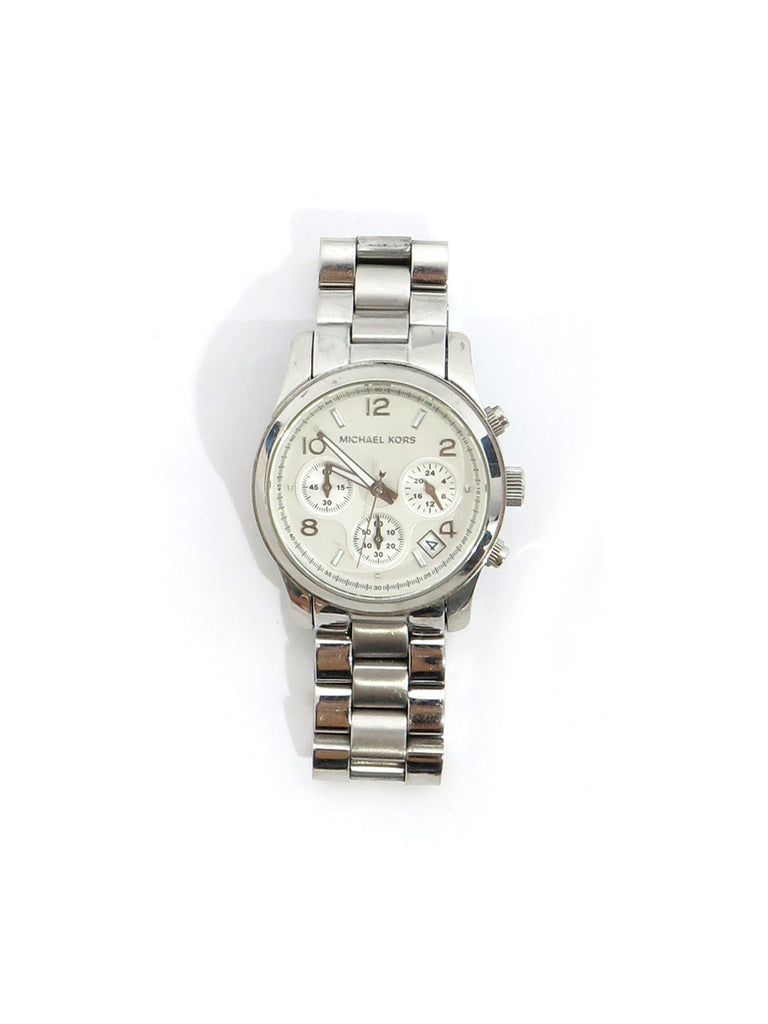 Michael Kors Runway Silver-Tone Watch 
