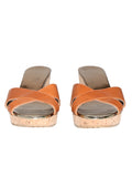 Jimmy Choo Leather Wedge Sandals