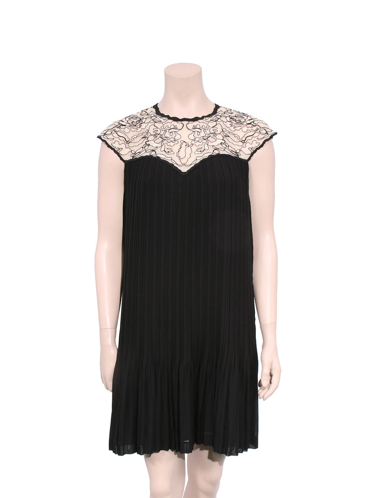 Ted Baker Pleated Lace Dress