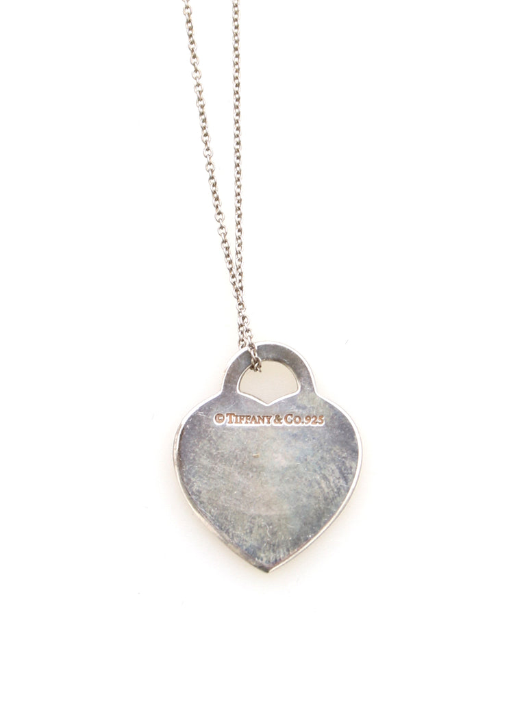 Tiffany & Co. Script Heart Necklace