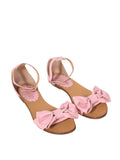 Red Valentino Leather Bow Embellished Sandals
