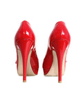 Valentino Patent Leather Bow Pumps 