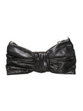 Valentino Leather Bow Clutch Bag