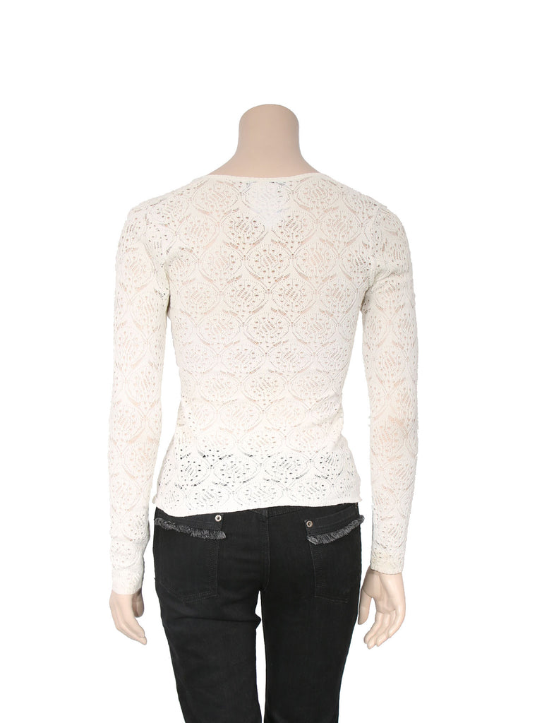 Christian Dior Lace Knit Sweater